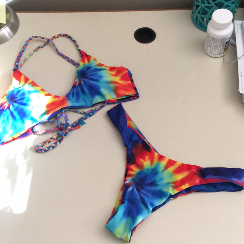 Zaful tie dye bikini!